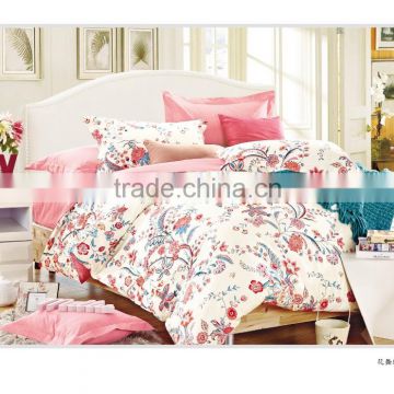 PRINTED COTTON DUVET COVER PILLOWCASES BEDDING SET NICE LOOKING FLOWERAL BED SET