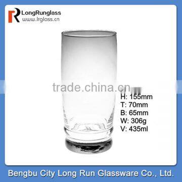 LongRun 15oz practical Eco-friendly milk glass cup&drinking water glass&glass juice glassware