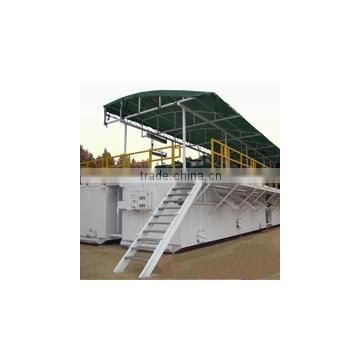 drilling fluid recycling tank system