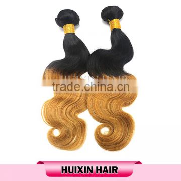 2015 Best selling ombre bundles hair weaves ombre hair weaves two tone ombre hair weaves
