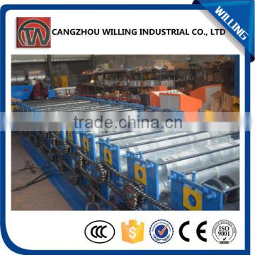 Metal trapezodal roofing sheet double layer roll forming machine