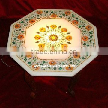 Marble Inlaid Pietra Dura Table Tops