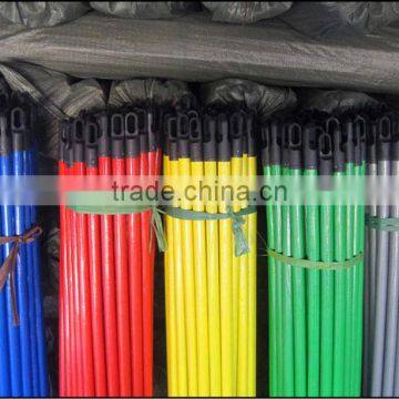 china manufacture pvc coated wooden broom stick with best quality