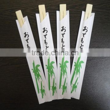 personalize environmental flat bamboo disposable chopstick