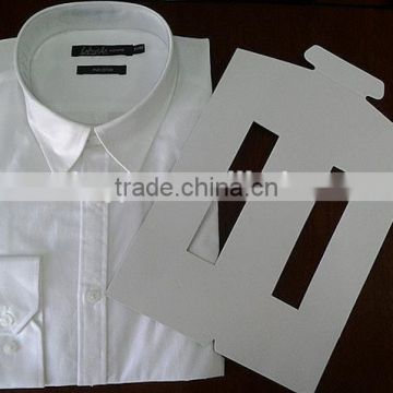 shirt accessories 400gsm white cardboard, high quality cardboard for shirt package