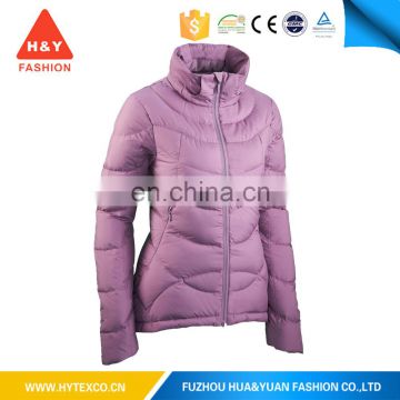 hot sale latest design oem outdoor warm new product cheap women padded jacket with hoody