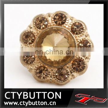 CTY-RB127(b) luxury design rhinestone buttons with high quality