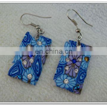 wholesale clay flower earrings