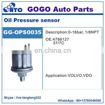 VOLVO,VDO Oil Pressure Sensor OEM 4786127 37/7C 0-16bar, 1/8NPT