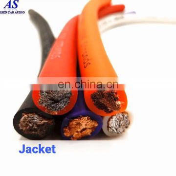 OFC 4 ga power cablecar audio amp power cable ground power battery cable