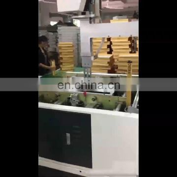 Semi-automatic rigid box making machine for gift box