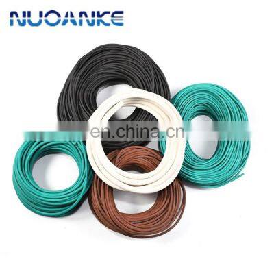 High Temperature NBR FKM Silicone EPDM O Ring Cord Rubber Sealing Strip Solid Round Square O Ring Cord