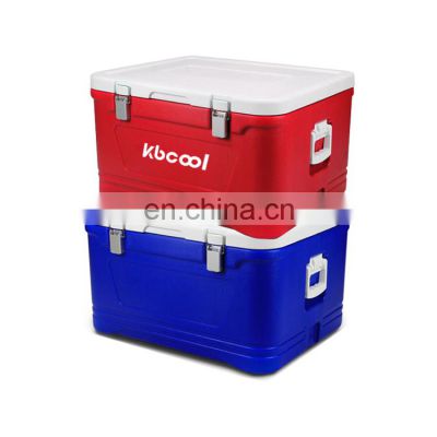 85L Large Fresh Food Transport Cooling Box Plastic Insulated Food Lunch Delivery Cooler Box