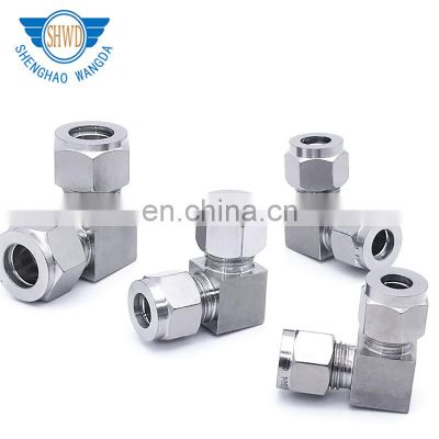 Hydraulic Stainless Steel Union Connector/Compression Double Ferrule Tube Fittings