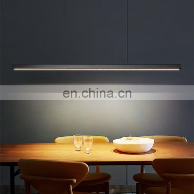 Nordic Pendant Light LED Black Indoor Lighting Long Cord Chandelier Brass Lamp