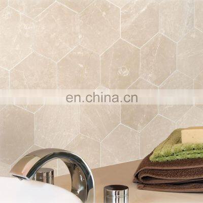 Customizable Luxury Decoration models High Quality Hexagon Marble Tiles For All Sizes Made in Turkey Cem Hexagon Tile