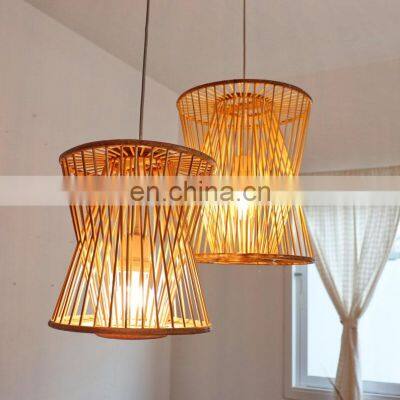 100% Eco-friendly Rattan Lampshade rattan pendant light Cheap wholesale ceiling light decor high quality