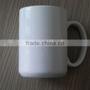 Sublimation white ceramic mug with printed coating