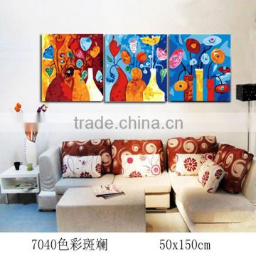 wholesale diy oil painting by numbers group oil painting for decoration 7040