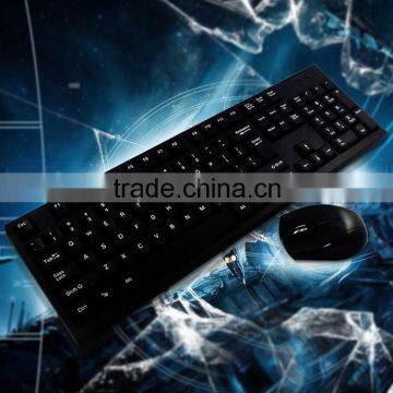 Wireless desktop gaming keyboard and mouse combo