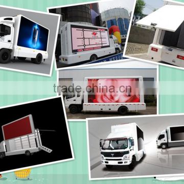 shenzhen CCY/Creking factory high quality P10 truck mobile led display/muliti color moving car display