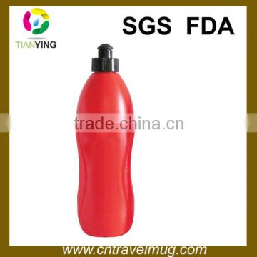 fashion plastic sport water bottle without labels