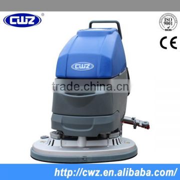 Electric Hand Push Floor Sweeper Scrubber For Industrial And Commercial Use