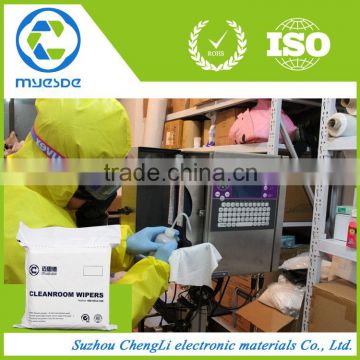 Laser Cut 9*9 industrial disposable polyester cleaning cloth