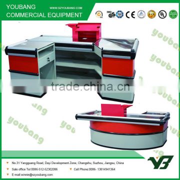 Checkout counter for chain store with cashier desk