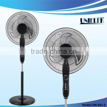 Aluminium alloy 16" stand metal fan Powerful airflow 220v Home electrical fan