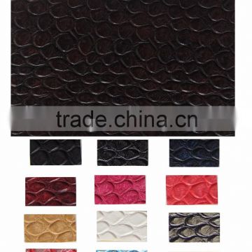 Faux Snake skin leather / PU Synthetic leather for bags, handbags, shoulder bags and etc
