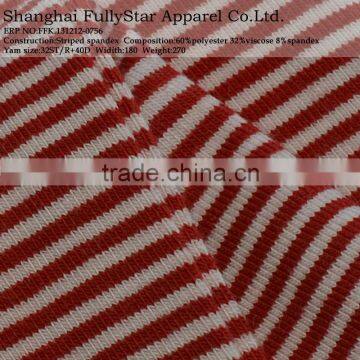 fashion knitted striped fabric