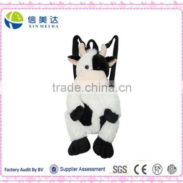 Hot Selling Fashion Kids Backpack Plush Animal Cow Backpack