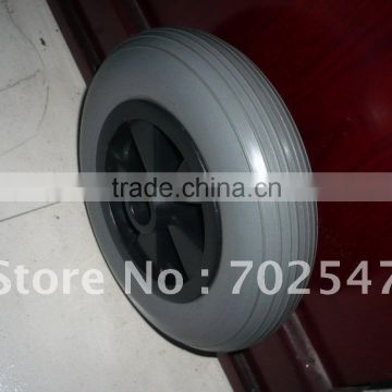 $ 30000 Trade Assurance 260x85 pu wheels 8" tire for hand trolley and kids wagon low