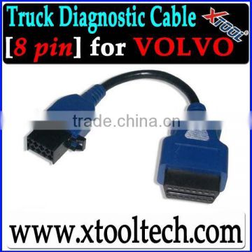 [8PIN] volvo truck parts obd2 diagnostic connector cable
