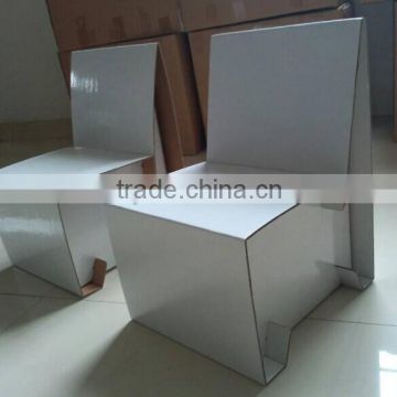 Magic foldable cardboard seat, cardboard chair