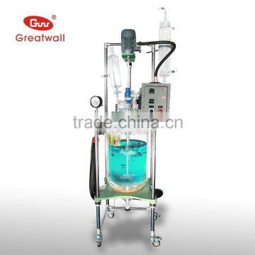 10L/20L/30L Anti-corrosion/ Variable Frequency Speed Control Glass Reaction Kettle