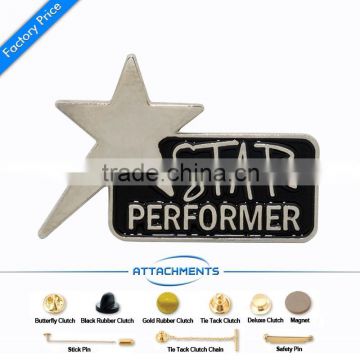 Cheap custom star lapel pin
