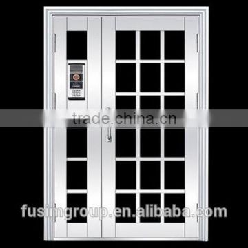 Modern design super size stainless steel entry door