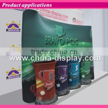 Straight/ Curve/ S shape Display Wall Promotion Event Backdrop Stand