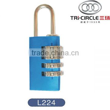 High Quality Tri-Circle Aluminum digital key combination lock L224