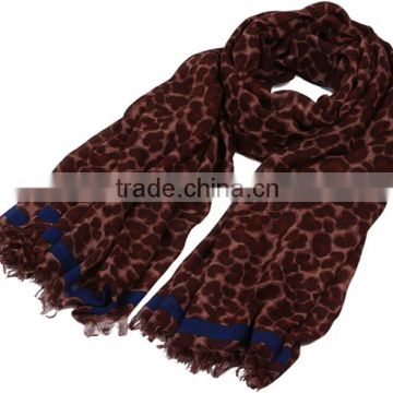 2016 fashion 100% modal scarf digital pattern