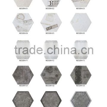 200*230*115mm charcoal porcelain floor tile