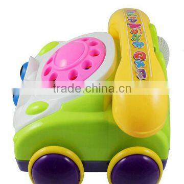 2014~2015 hot and new toy musical instrument, electronic walking phone car for kids