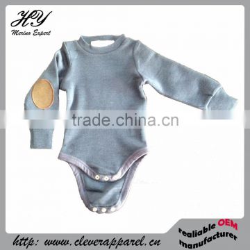 Wool Knit Merino Baby Jumpsuit Underwear
