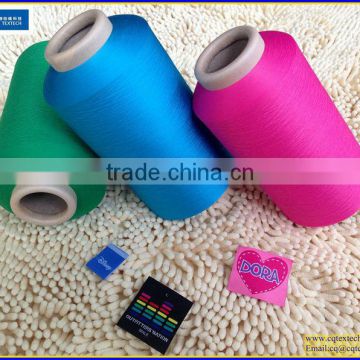 100D/36F/120TPM Polyester Yarn for Making Label