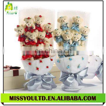 Birthday Gift Stuffed Princess Bear Style Bouquet Fashion Cute Soft Toys