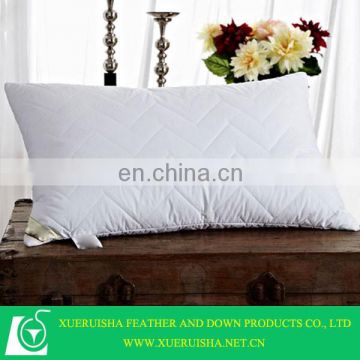 Hot sale down feather pillow in 100% cotton fabric for hotel/home