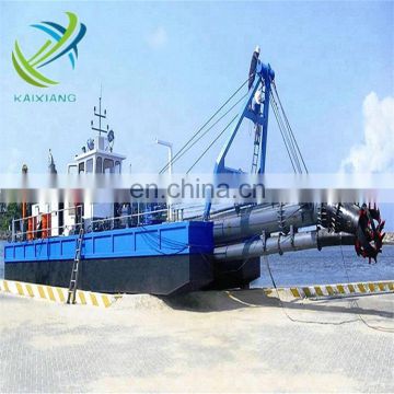 Desilting sand mining cutter suction dredger for sale