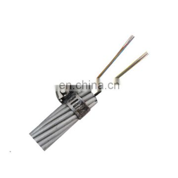 8 12 24 48 core single-mode OPGW aluminum fiber optic cable G652.D price